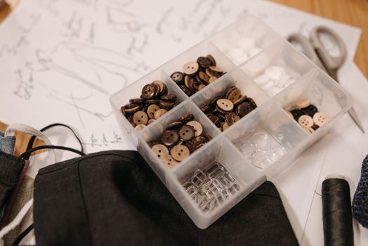 White and Black Chess Pieces on White Plastic Container