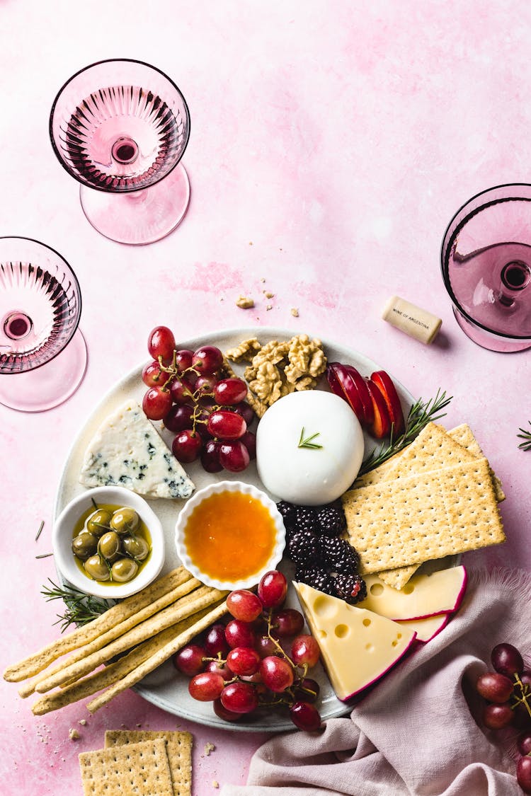 Fruit And Cheese Platter