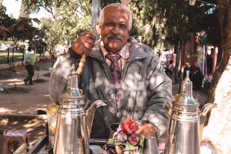 Tea And Coffee Street Vendor