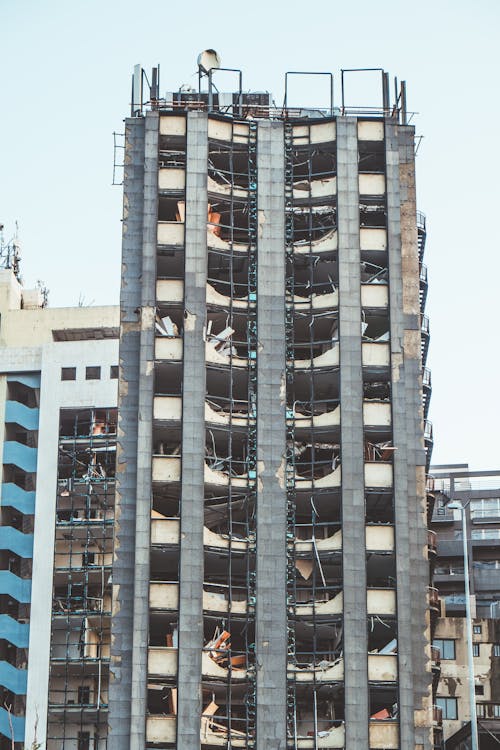 Destroyed Buildings in an Urban Area