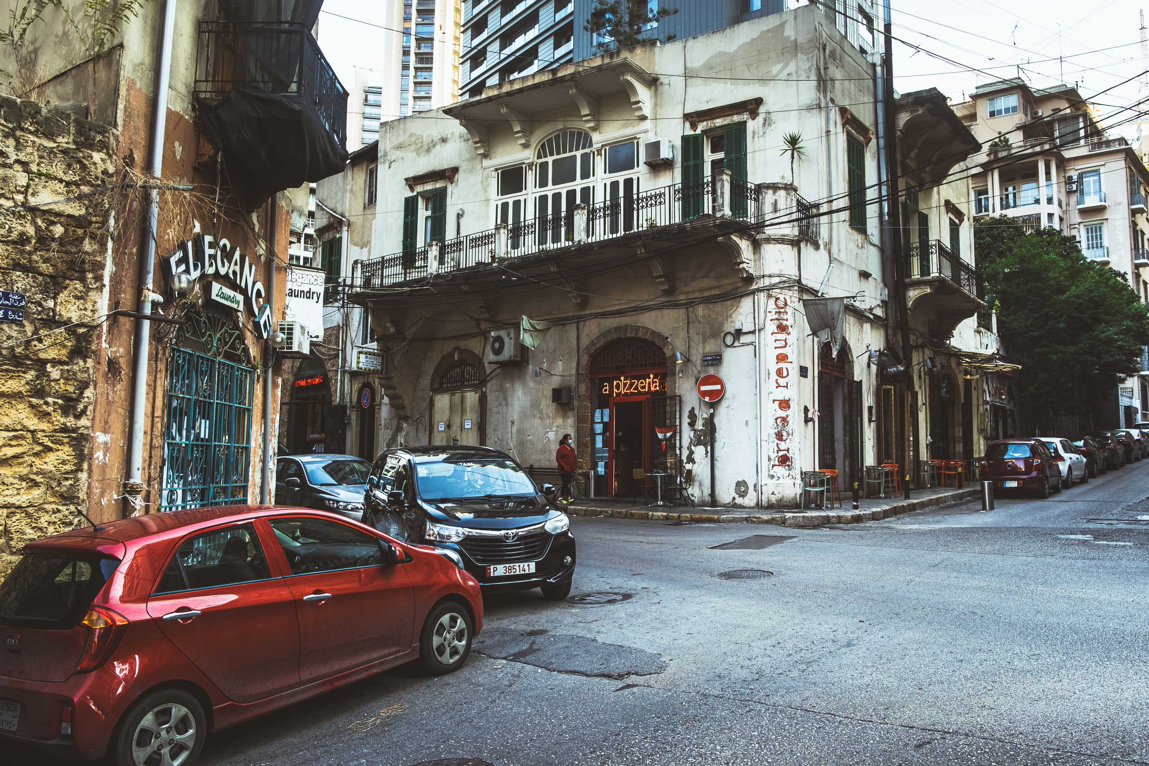 Explore the vibrant urban architecture and street scenes of Beirut, Lebanon.