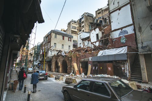 Destroyed Buildings in an Urban Area