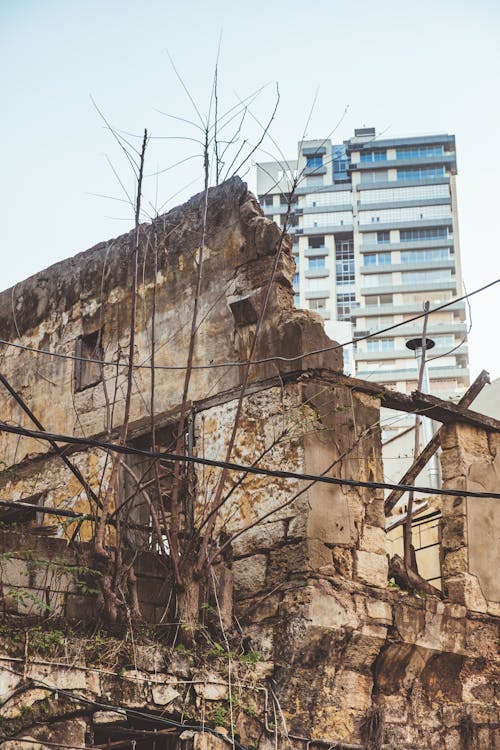 Destroyed Buildings in an Urban Area