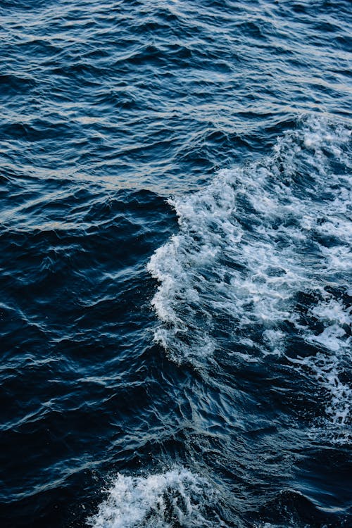 A Close-Up Shot of Ocean Waves