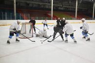 Ice Hockey Players on Ice Hockey Field
