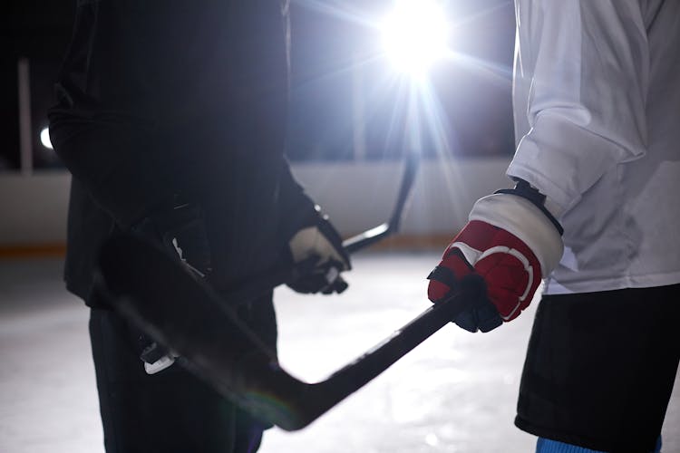 People Playing Ice Hockey