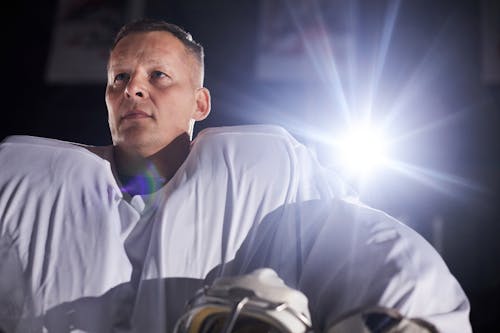 Man in Hockey Sportswear