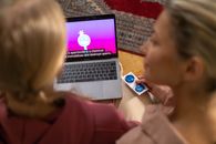 A Laptop Playing a Sex Education Video Presentation