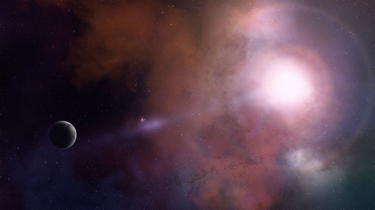 星が広がる夜空