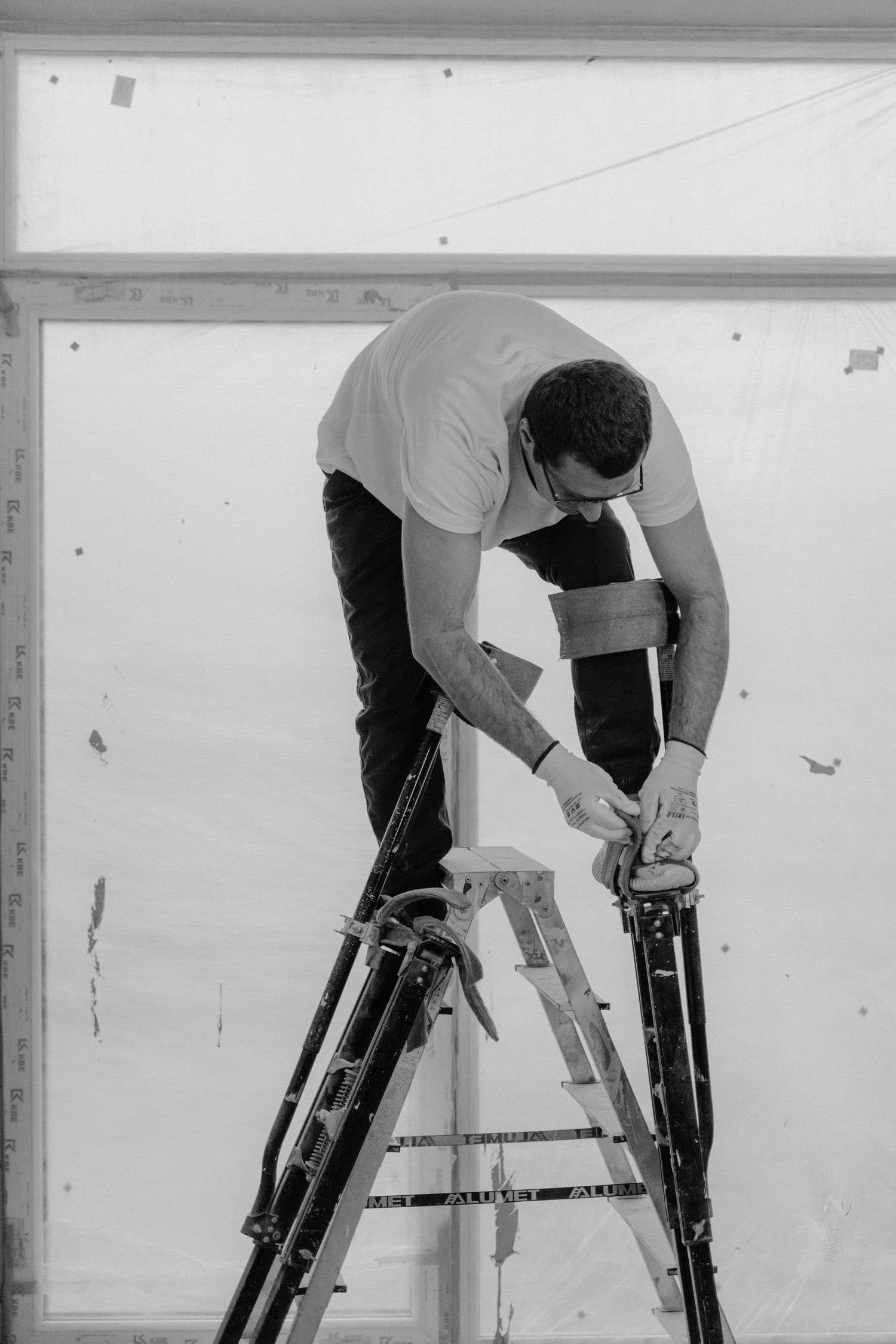 Professional Painter at Work