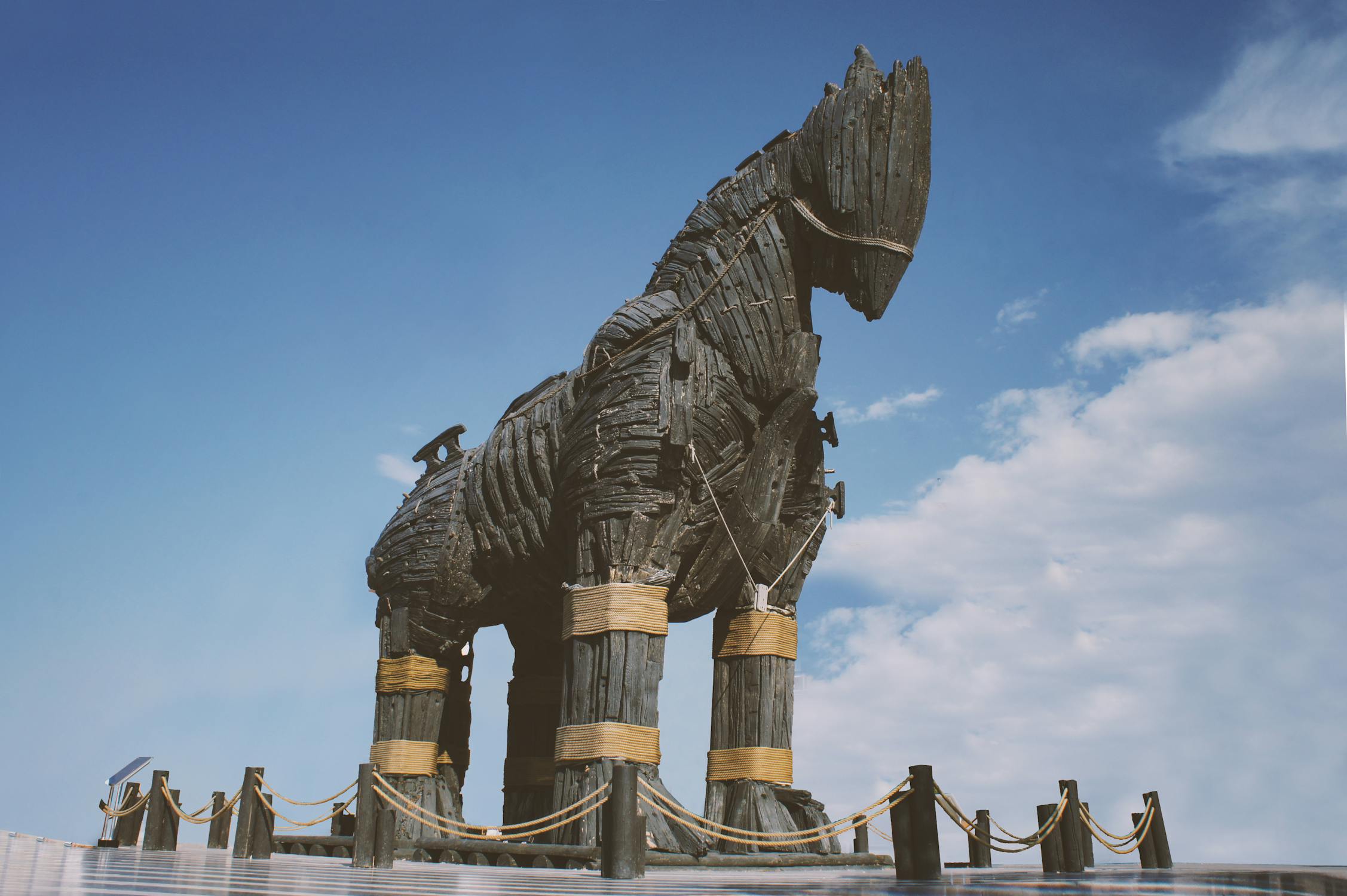 Trojan horse Photo by KEMAL HAYIT from Pexels: https://www.pexels.com/photo/the-trojan-horse-6474435/