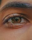 Persons Eye in Close Up Photography
