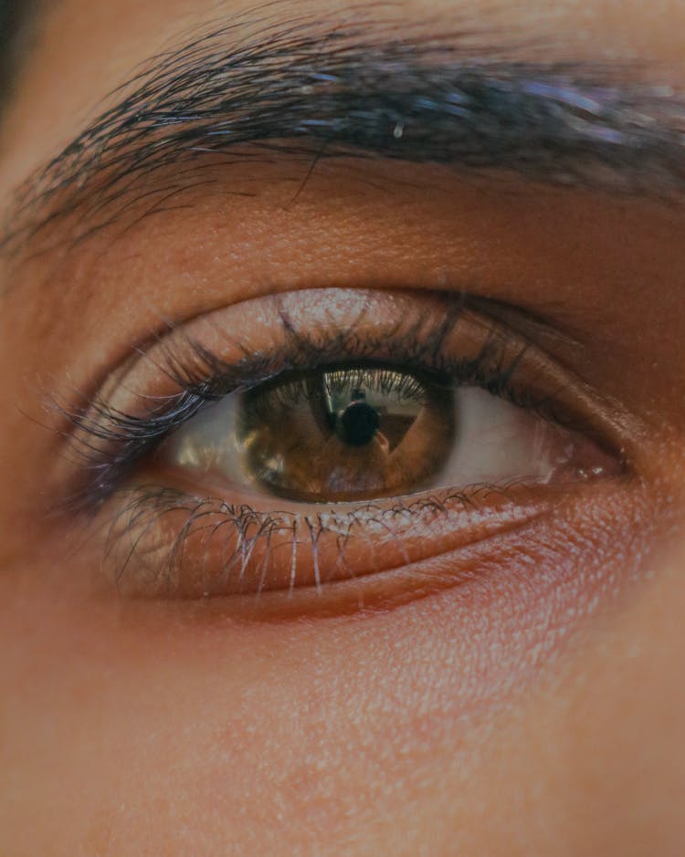 Persons Eye In Close Up Photography