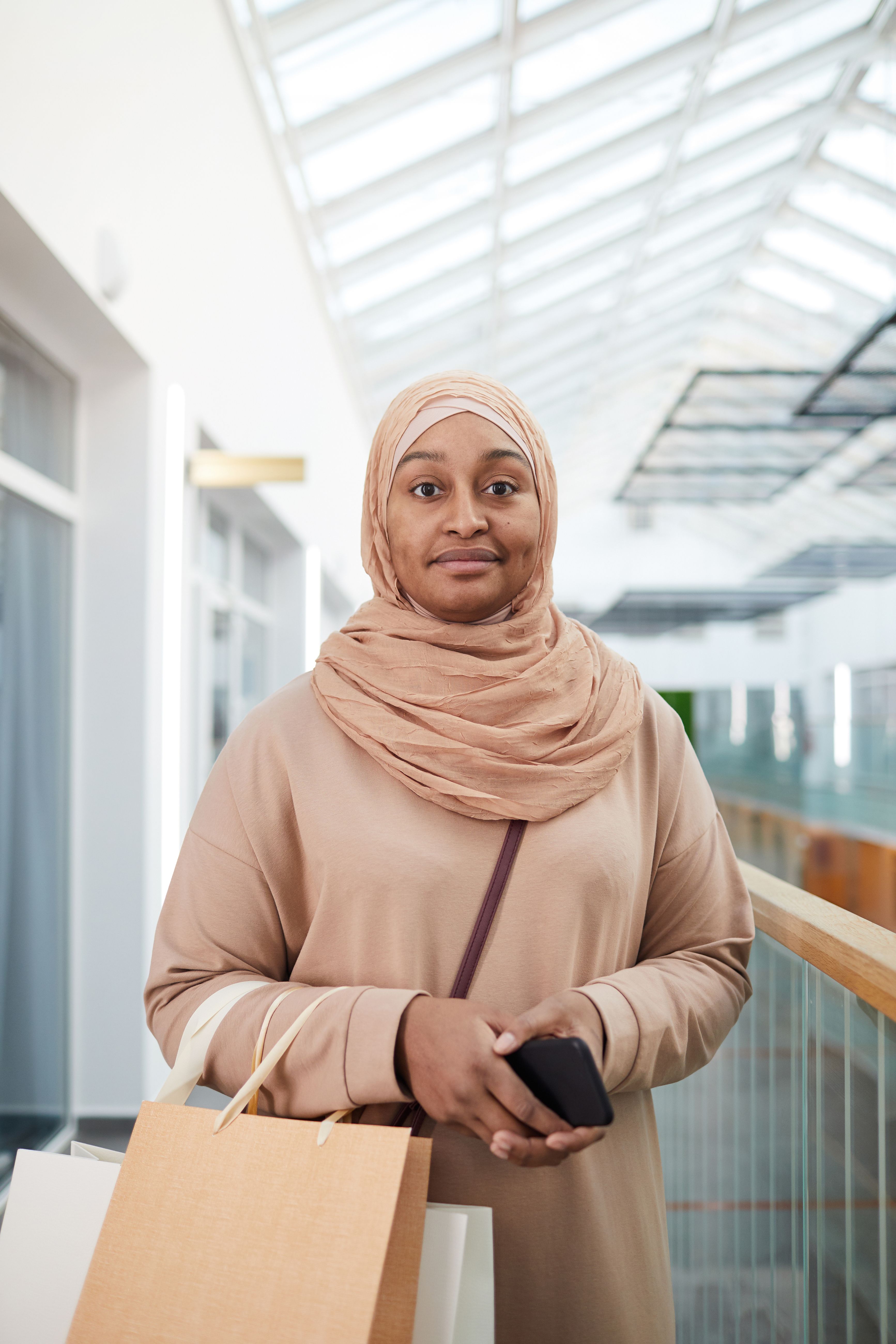 A Woman in Brown Hijab · Free Stock Photo