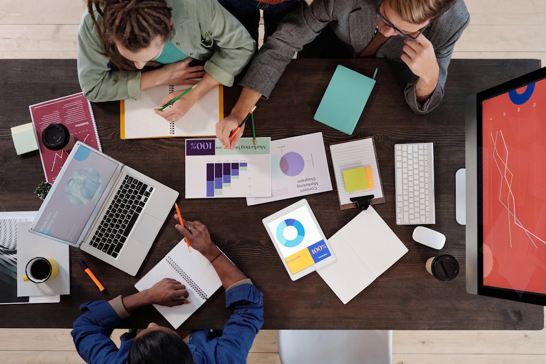 Free Team Having A Meeting Stock Photo