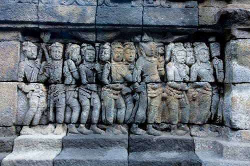 arkeoloji, borobudur tapınağı, Budizm içeren Ücretsiz stok fotoğraf