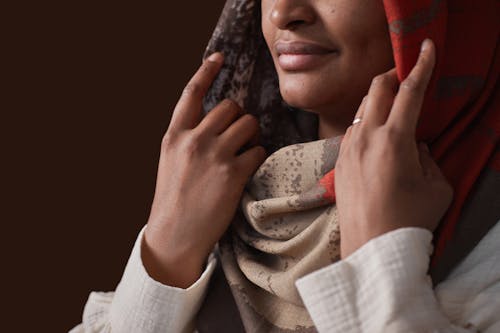 Woman Wearing Headscarf