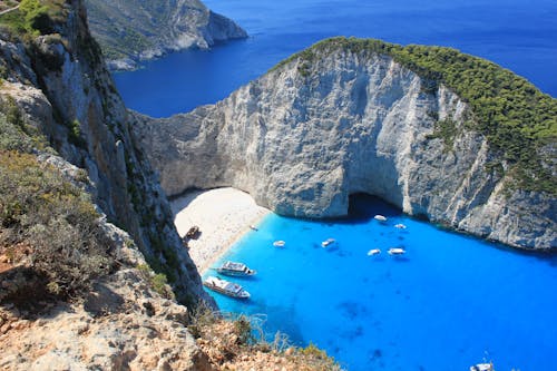 navagio, navagio海滩, 假期 的 免费素材图片