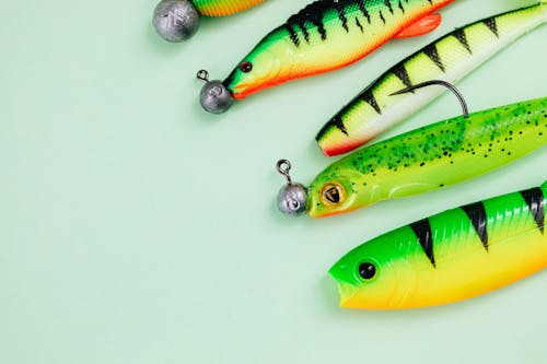 Colorful Fishing Baits in Macro Photography