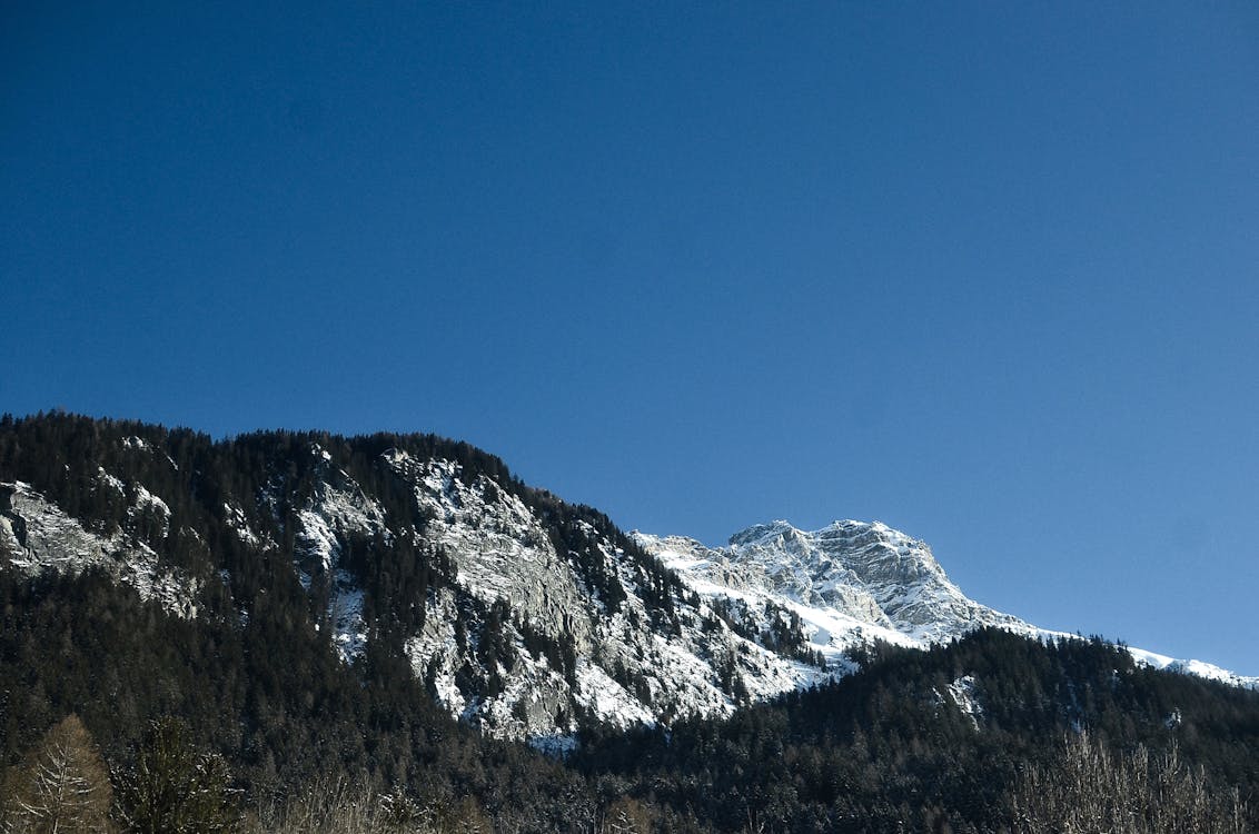 Clear Sky over Mountains