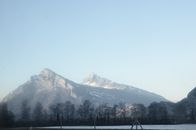 Snow Covered Mountain Under the Blue Sky