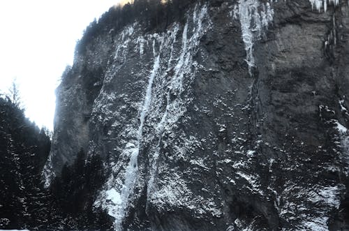 Photos gratuites de formation de roche naturelle, froid, hiver