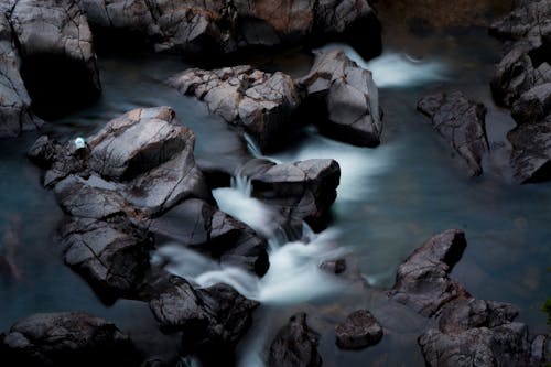 Rocky River in Long Exposure Photography