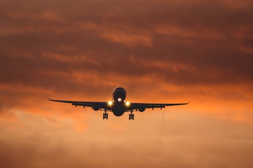 Foto stok gratis awan, Fajar, langit oranye