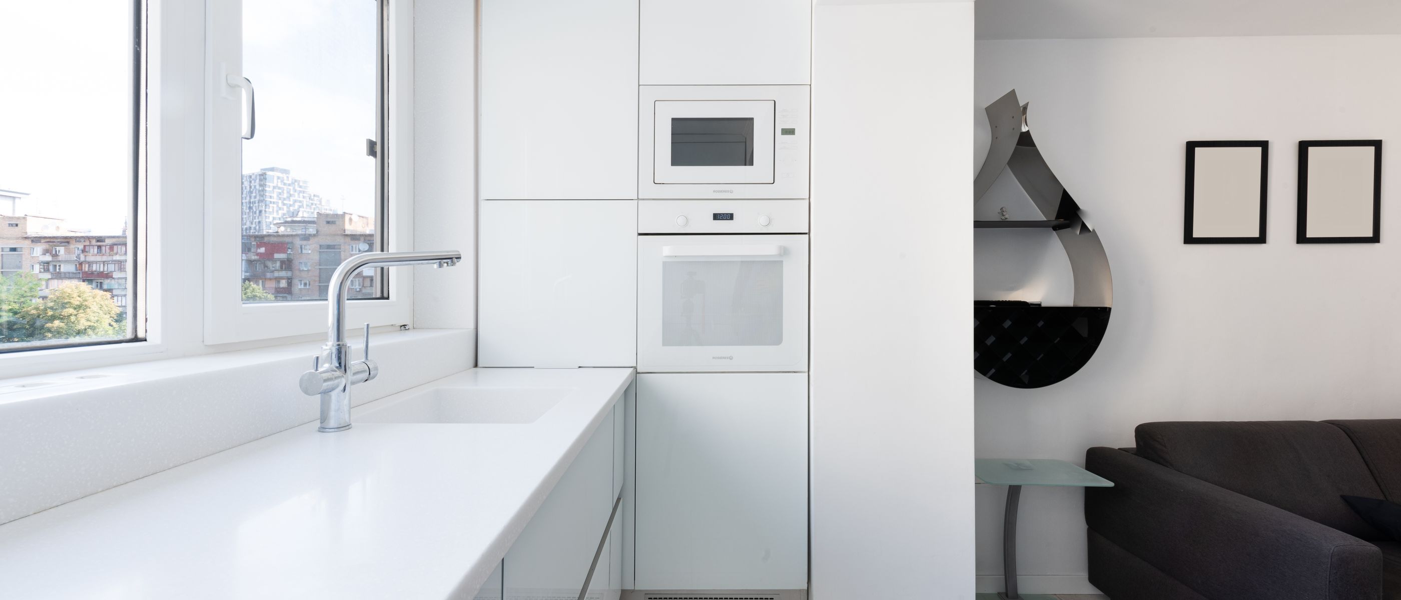Kitchen Spraying in East Barnet — walls rolled to an even, flat finish