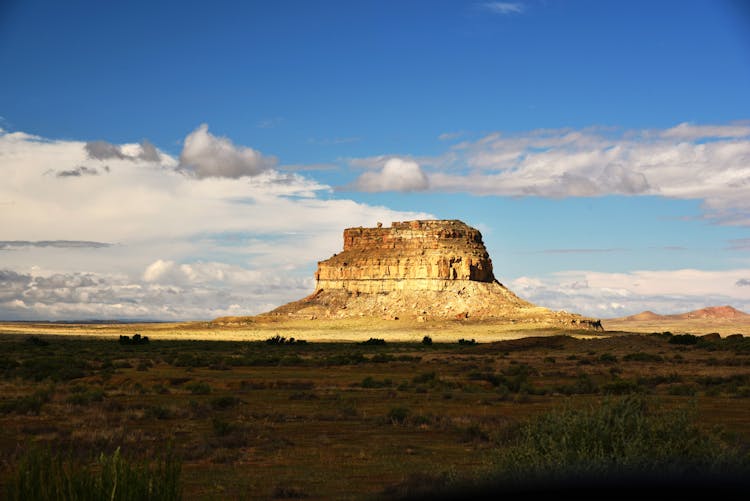 Fajada Butte In New Mexico