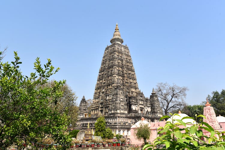 Mahabodhi Temple In Bodh Gaya, India