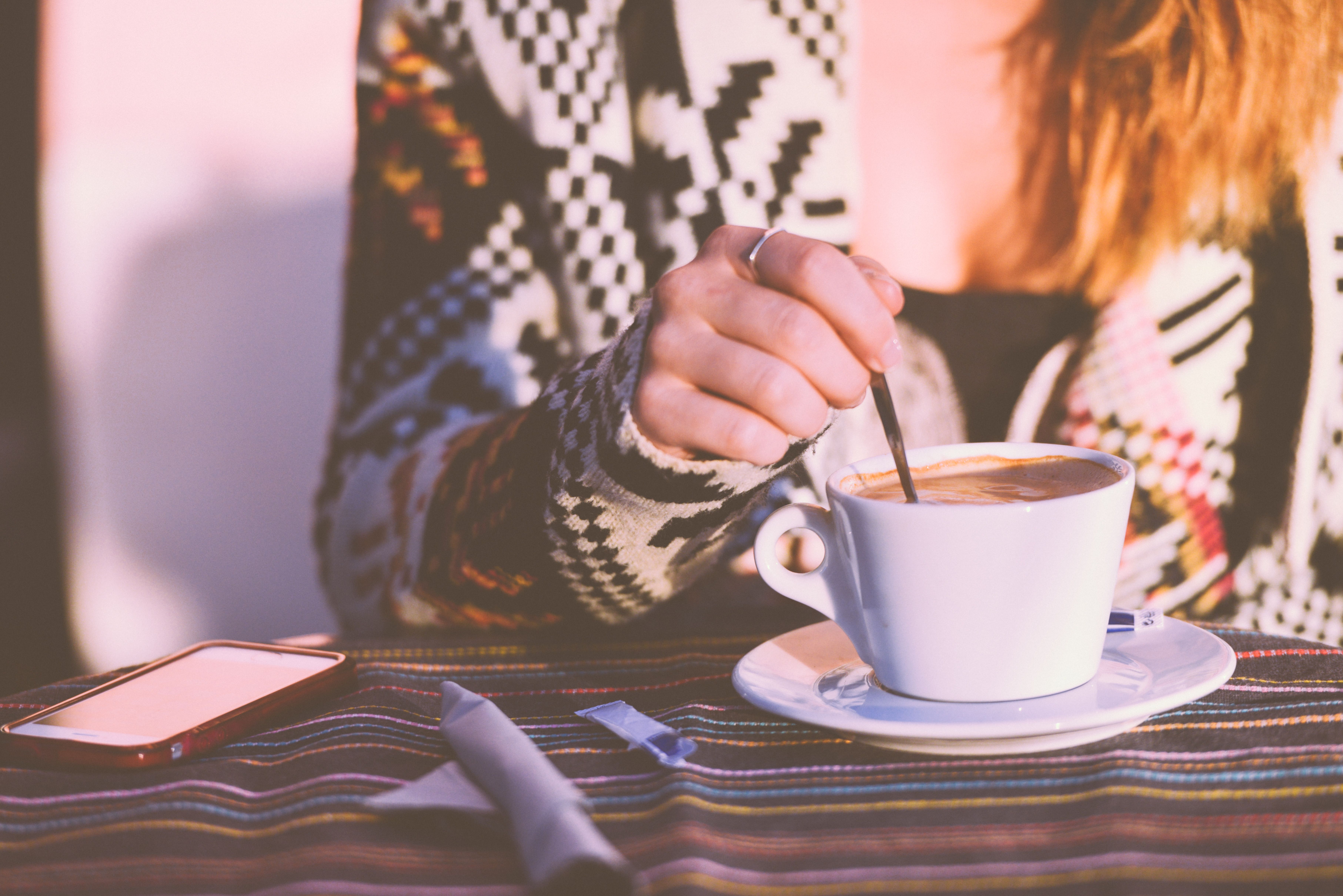 café, cappuccino, coffee