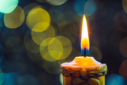 Free stock photo of autumn colors, bokeh, candl light Stock Photo