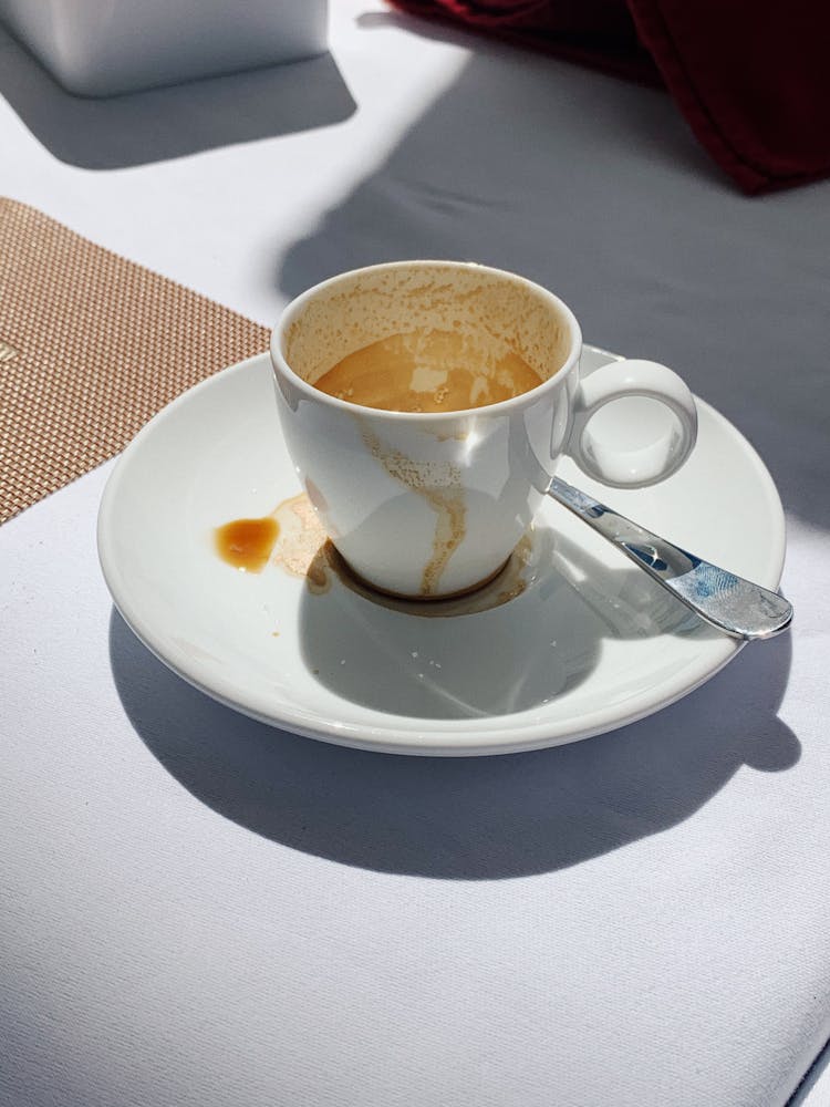 Coffee In A Ceramic Cup