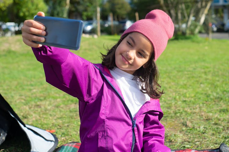 Girl Taking A Selfie