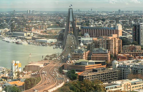 Gratis arkivbilde med anzac bridge, australia, bro