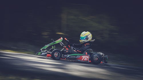 Free stock photo of circuit racing, kart, kart racing