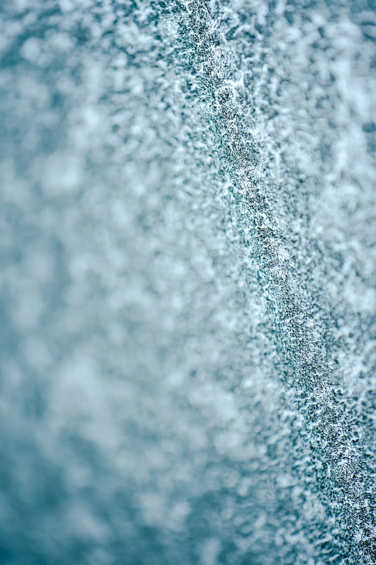 Close-Up Photo Of An Icy Surface