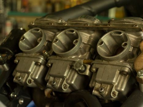 Carburetor of a Vehicle in Close Up Photography