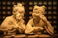 Statue of a Man and a Woman