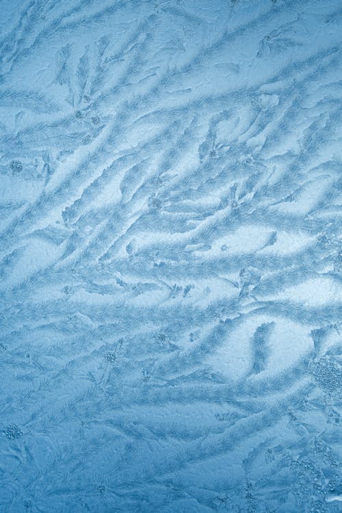Free Blue Paint Patterns on a Wall Stock Photo