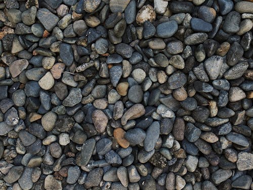 Free Pea Gravel Stones Landscape Stock Photo