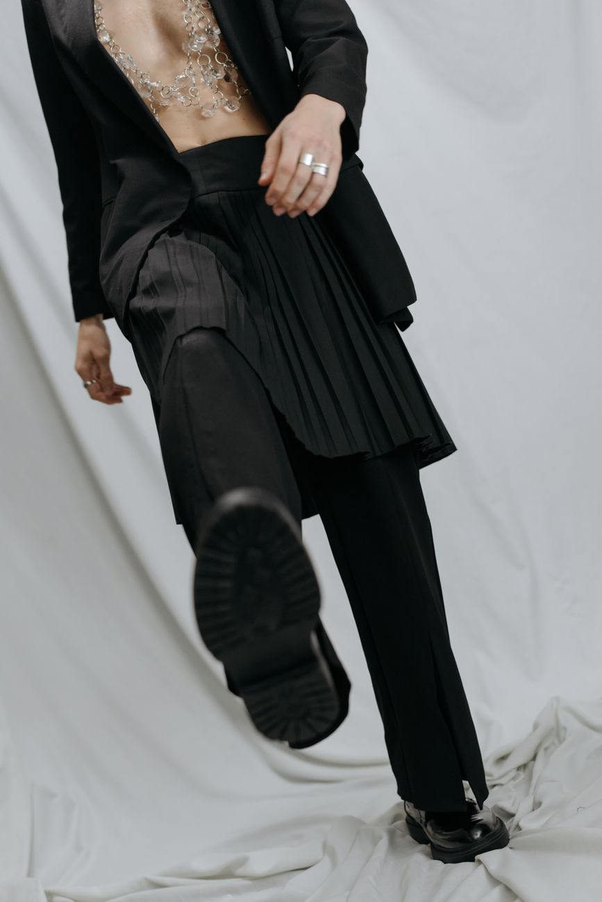 Photo by cottonbro studio on Pexels Essential trousers styled for walking outdoors