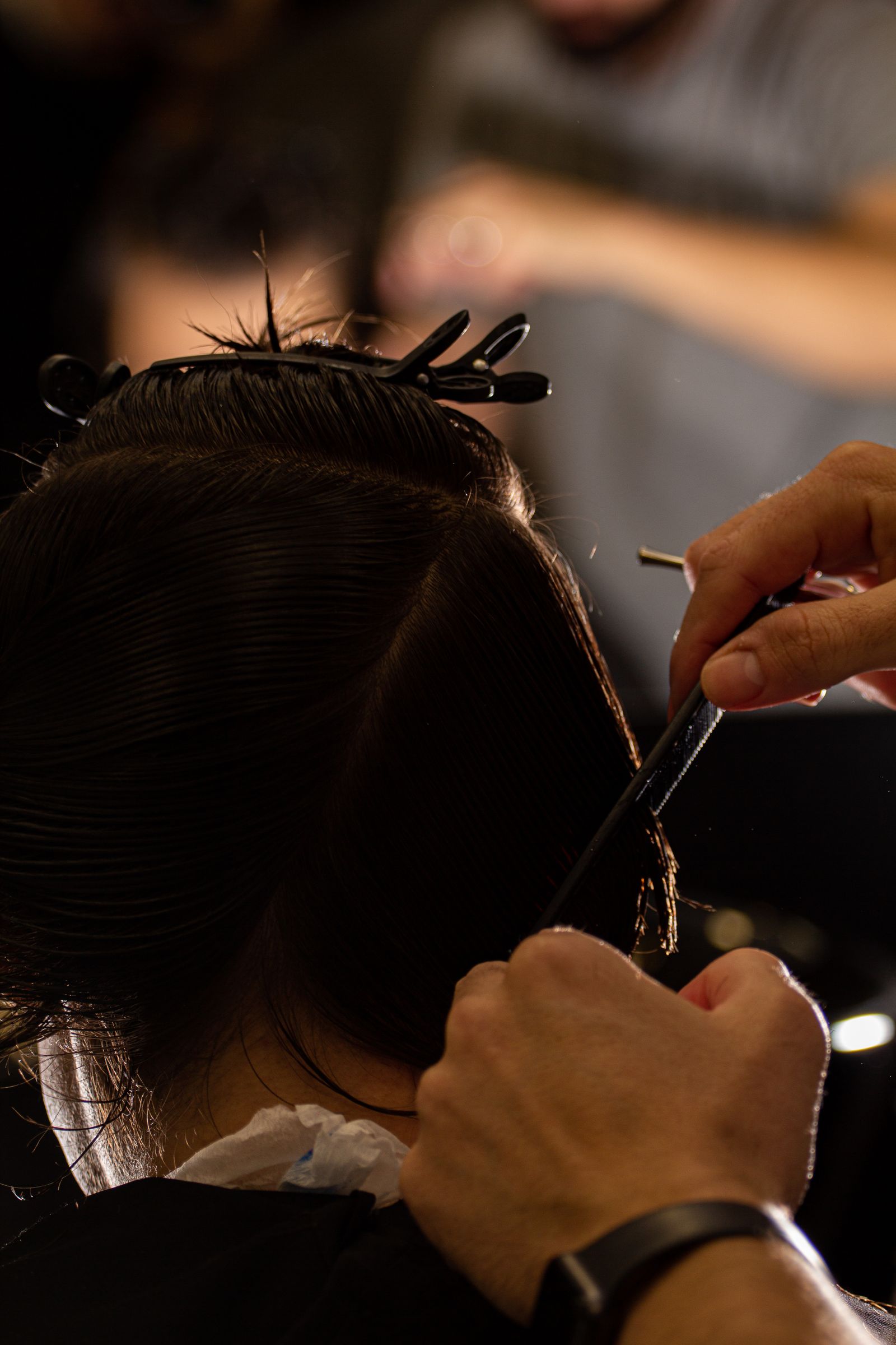 Ambiance chaleureuse du salon Cocooning Coiffure