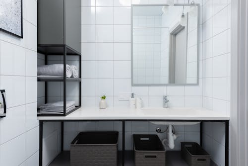 Gratis stockfoto met appartement, badkamer, binnen