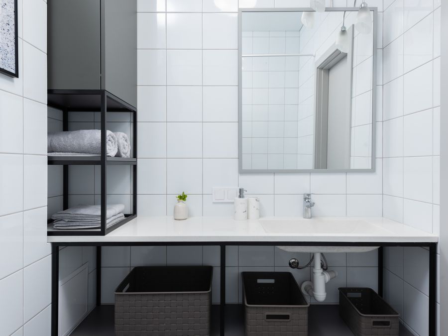 Spotless modern bathroom