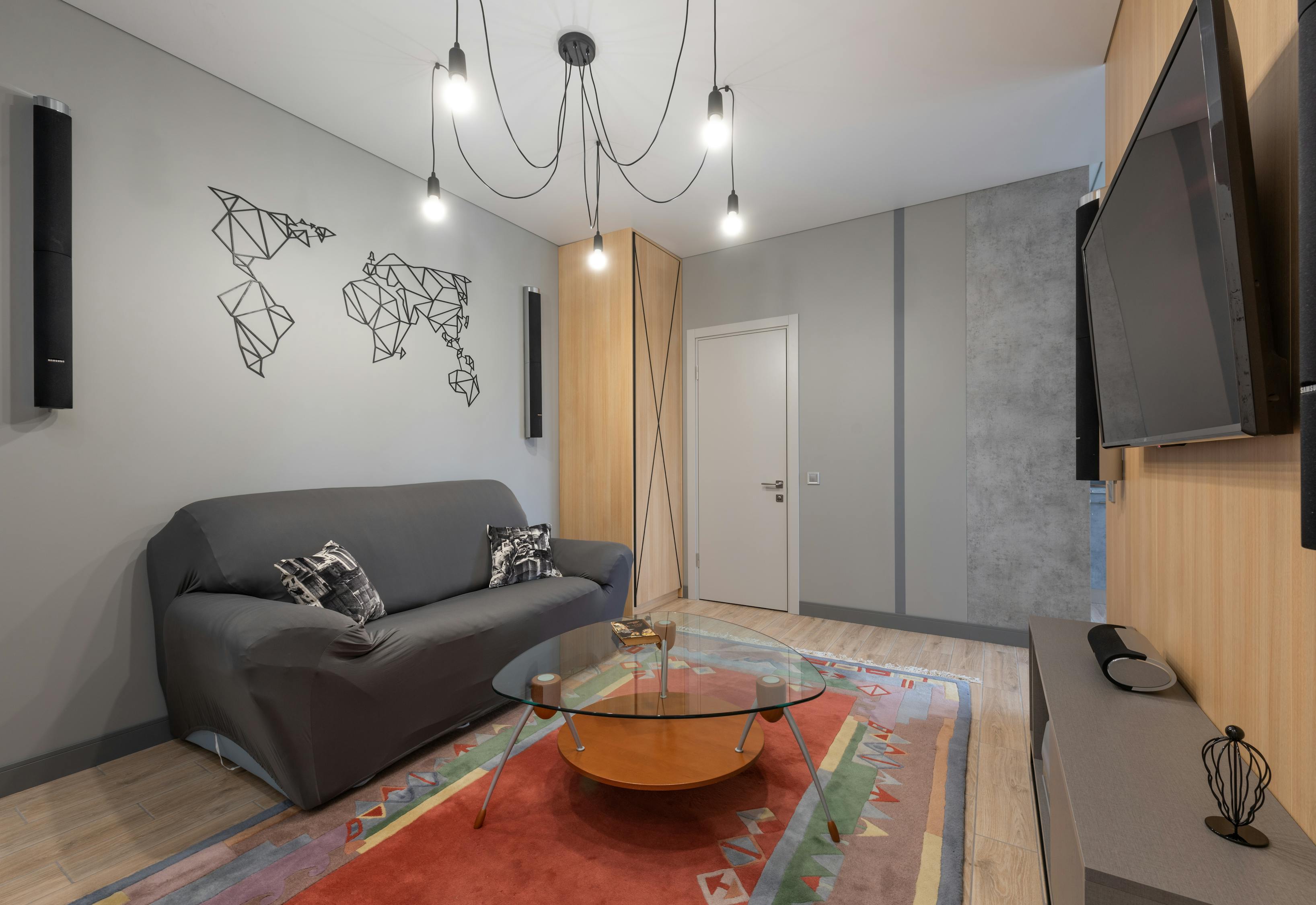 modern living room with lexus