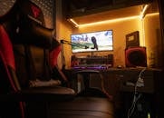 Gaming Gear in a Dark Room