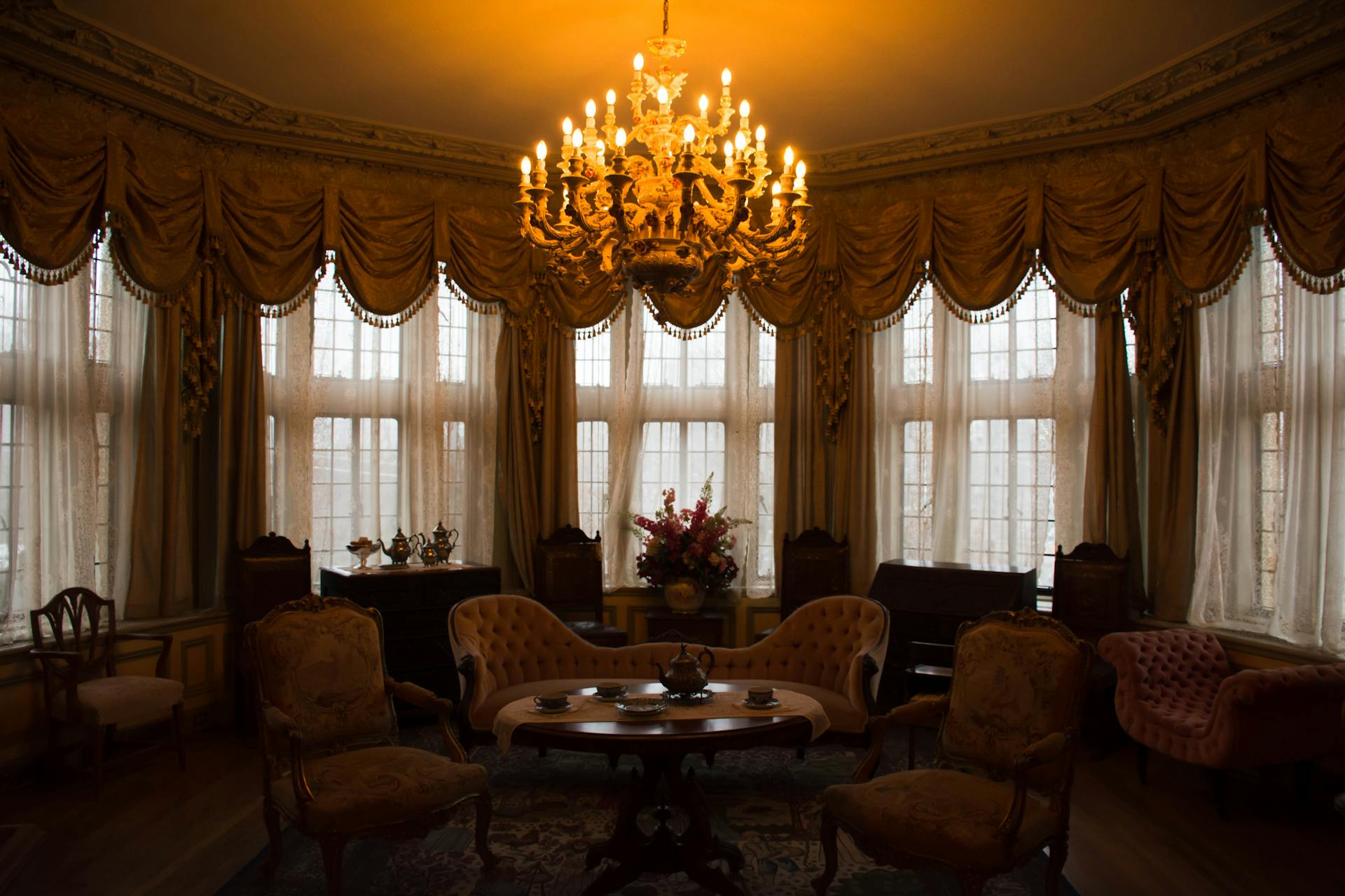 Victorian Themed Living Room