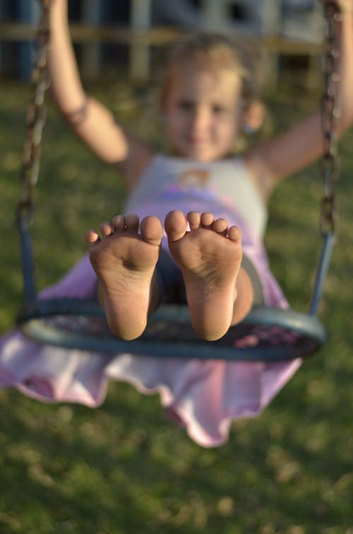 Free stock photo of feet, swing, swinging